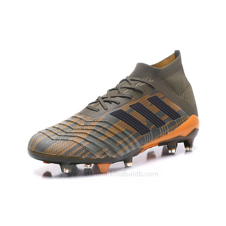 Adidas Predator 18.1 FG Fodboldstøvler Herre – Grøn Orange Sort
